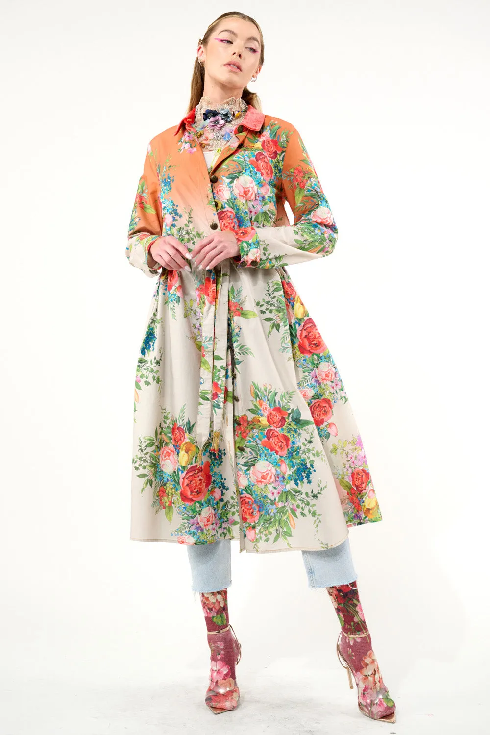 Zinnia Shirt-Dress sold by Aratta product image thumbnail 2