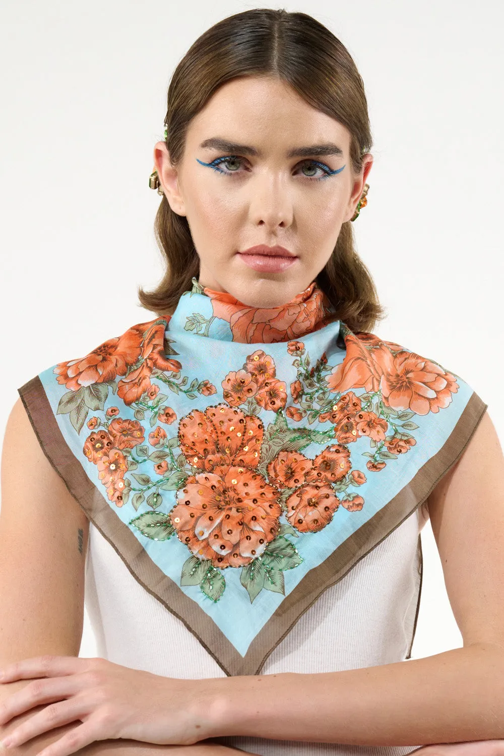 Beauty Embellished Bandana sold by Aratta product image thumbnail 2