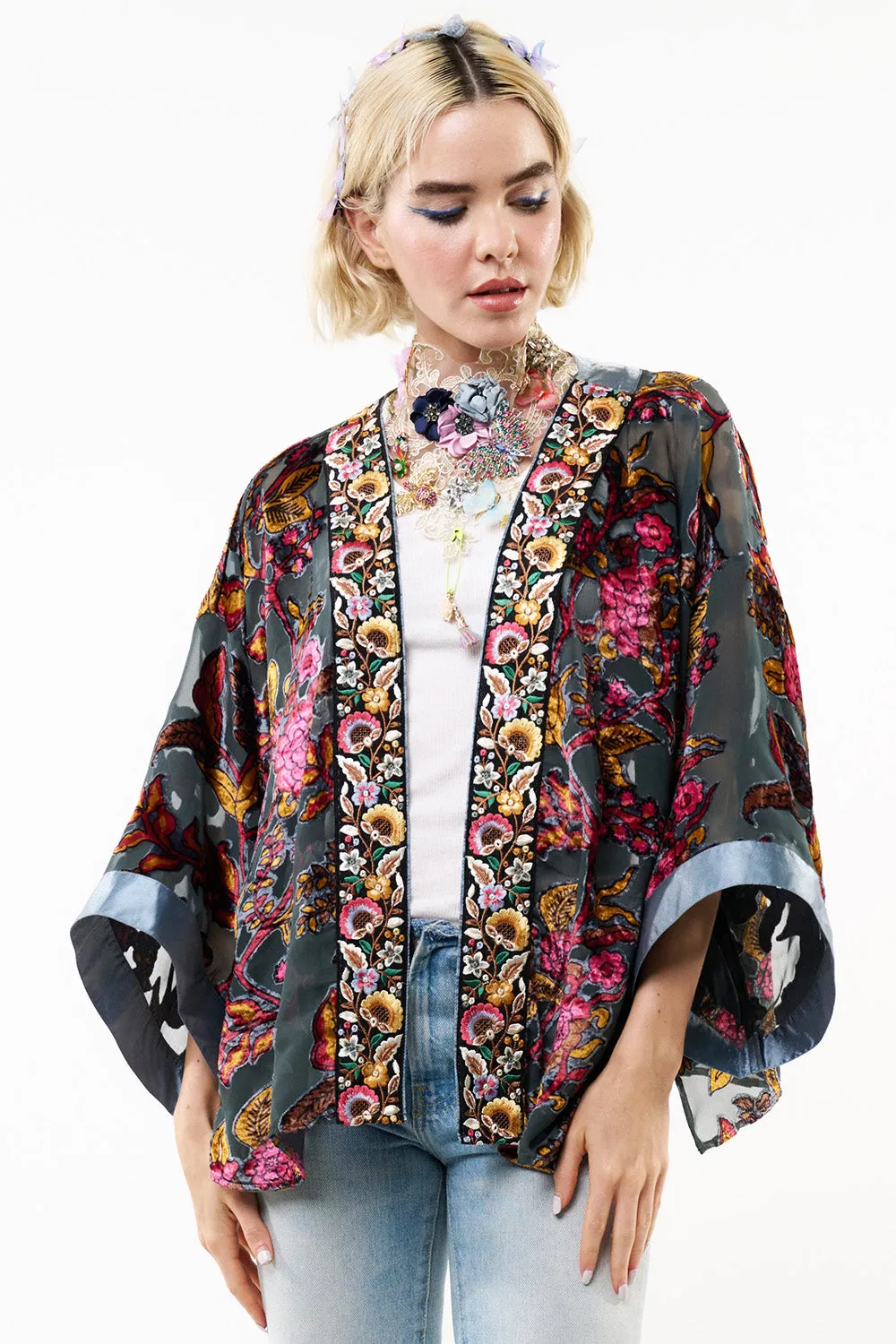 Holiday Jewels Kimono sold by Aratta product image thumbnail 2