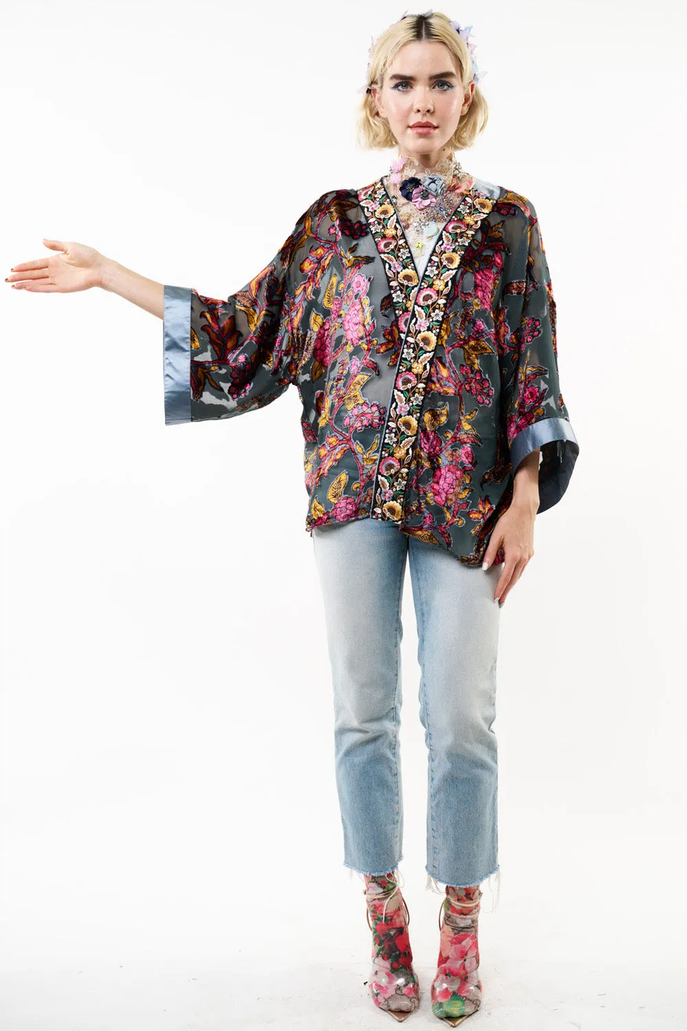 Holiday Jewels Kimono sold by Aratta product image thumbnail 5