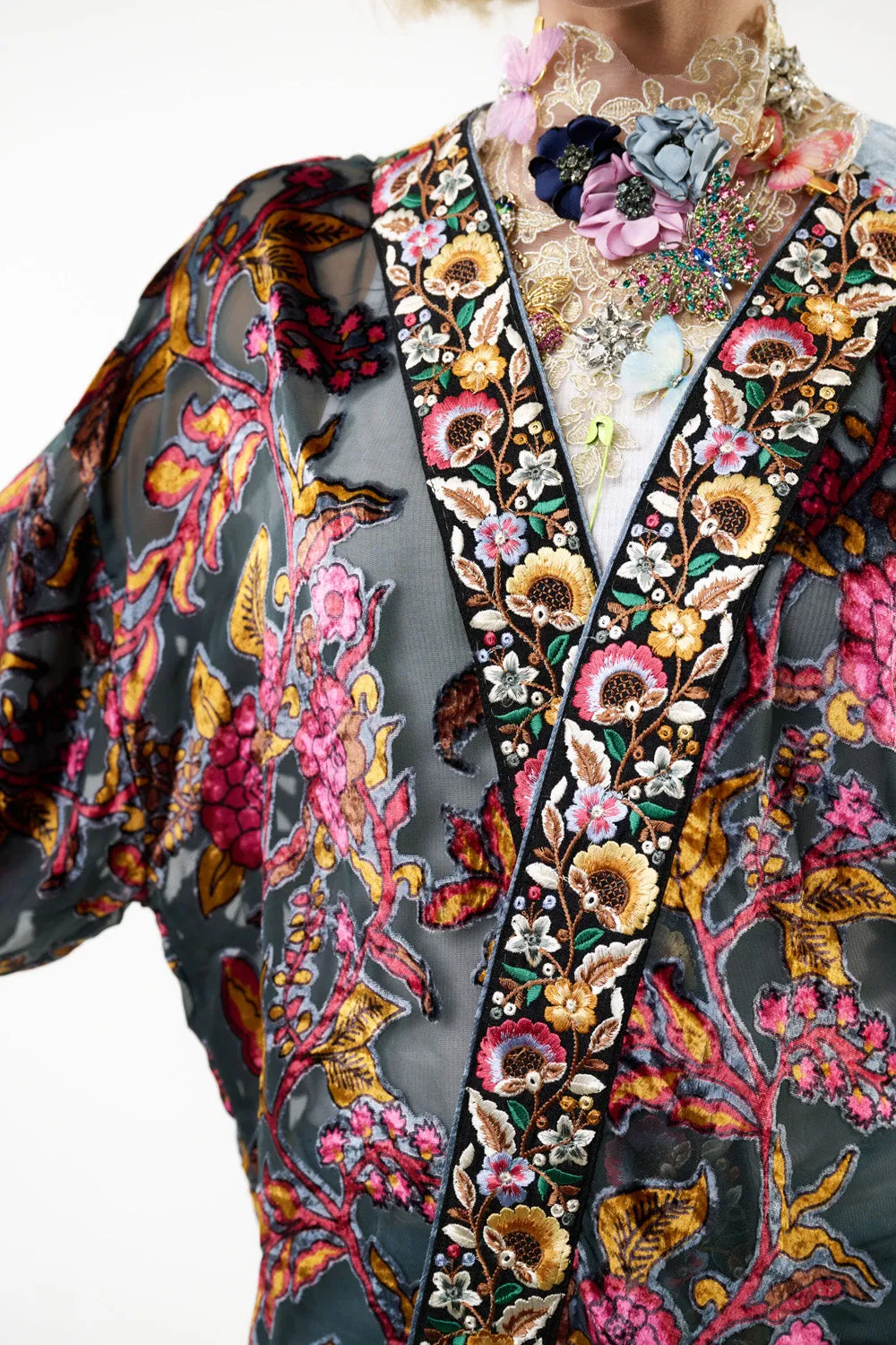 Holiday Jewels Kimono sold by Aratta product image thumbnail 4