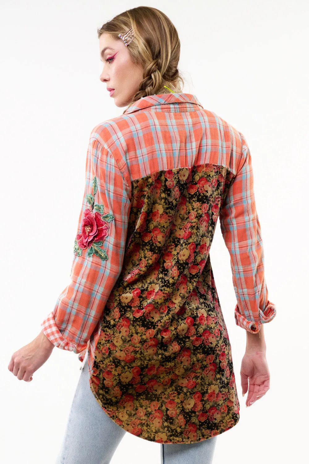 Ellie Plaid Shirt sold by Aratta product image thumbnail 2