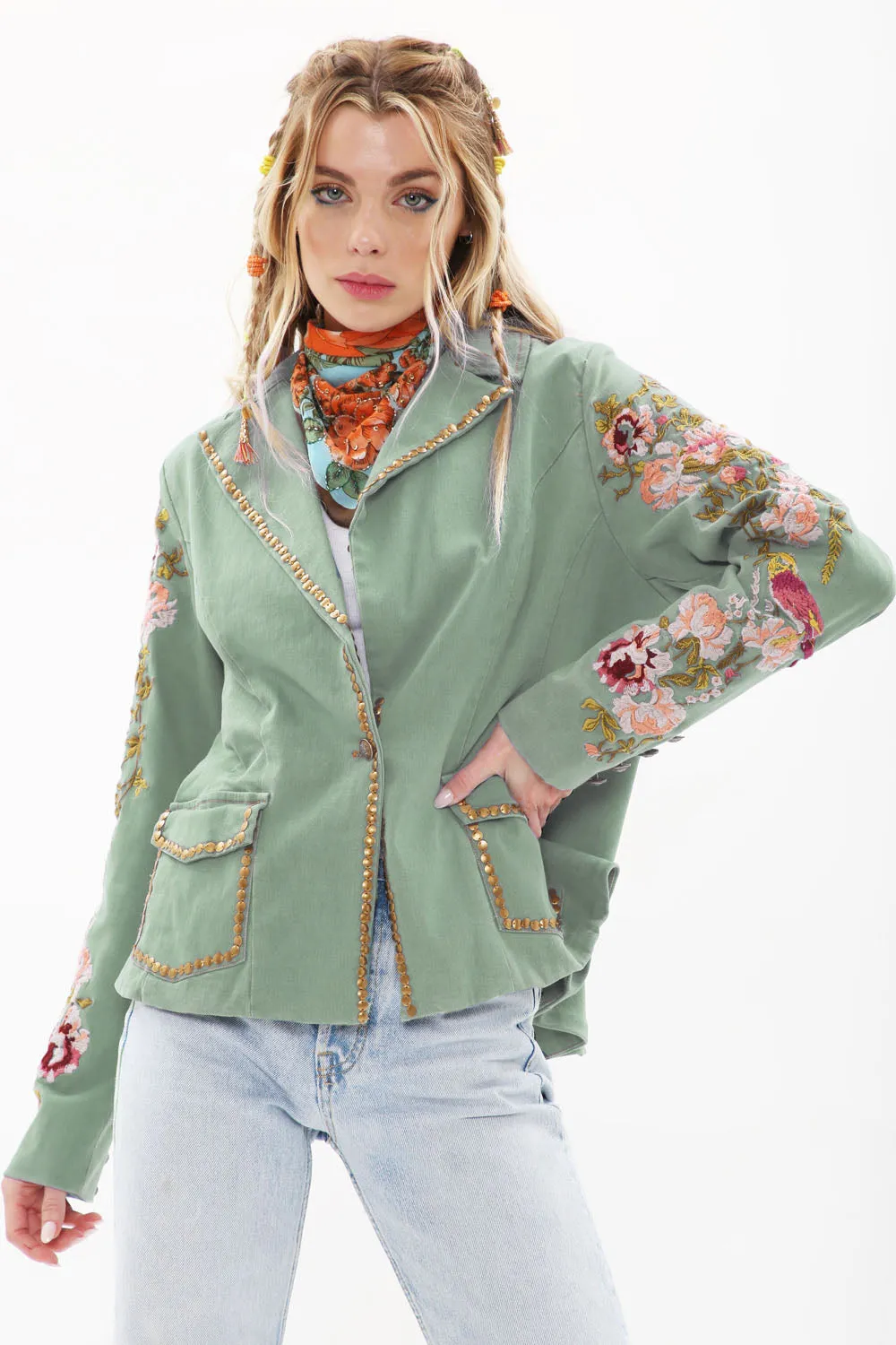 Time to Shine Blazer sold by Aratta