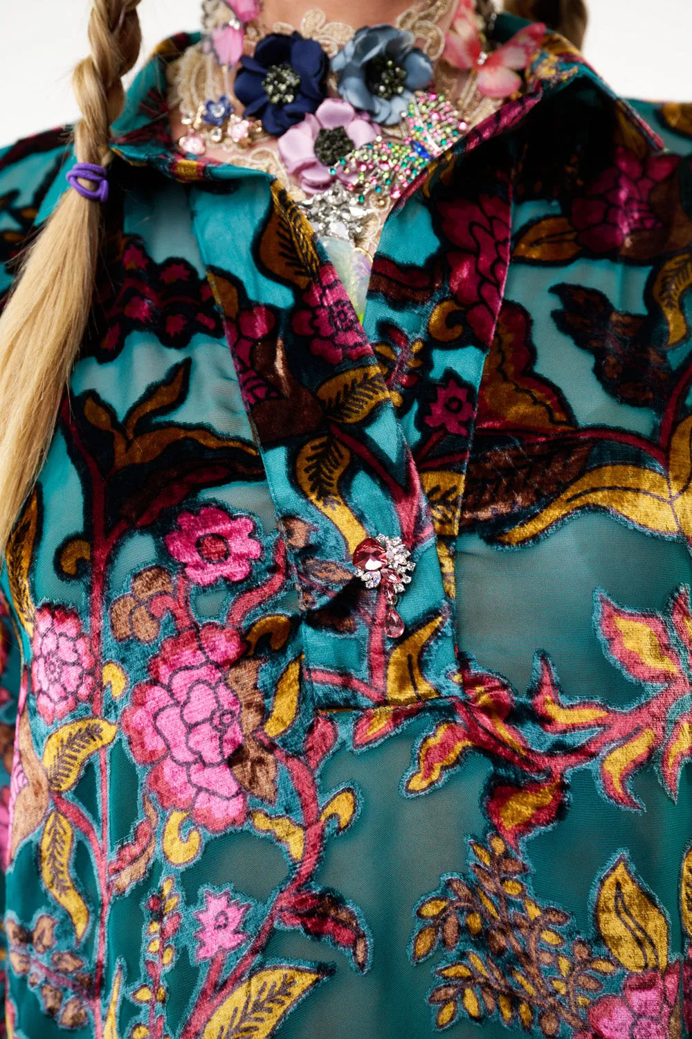 Holiday Jewels Blouse sold by Aratta product image thumbnail 3