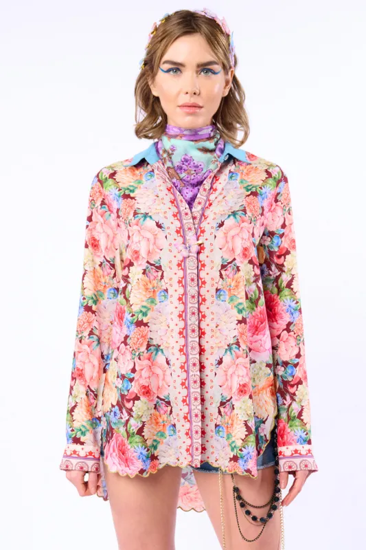 Floral Dreams Shirt sold by Aratta