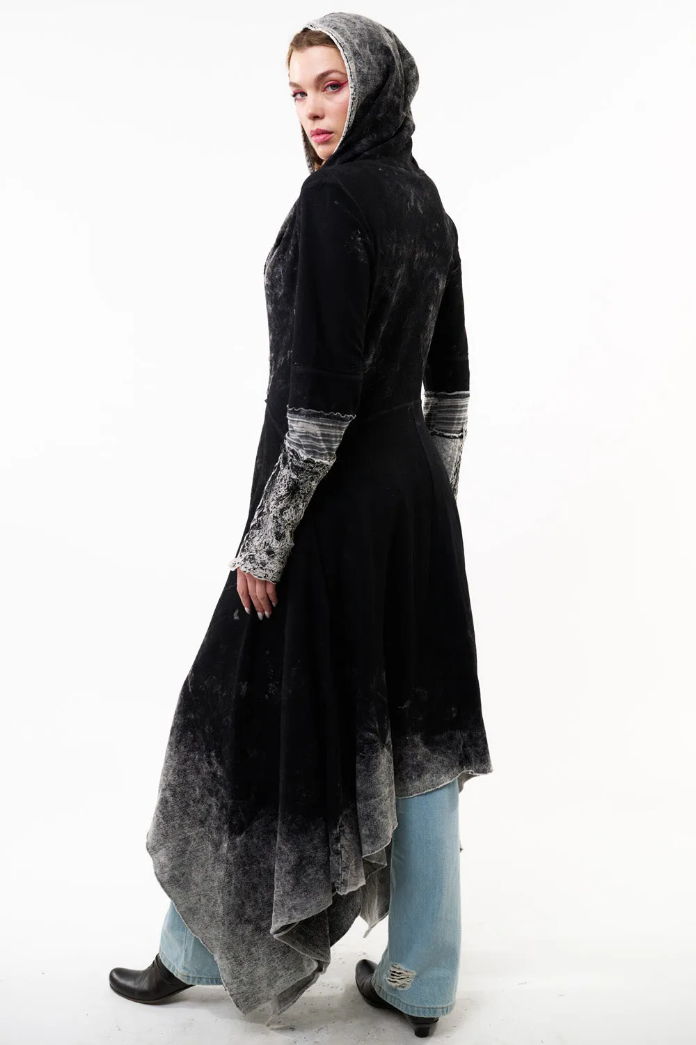 Forest Goddess French Terry Coat sold by Aratta product image thumbnail 4