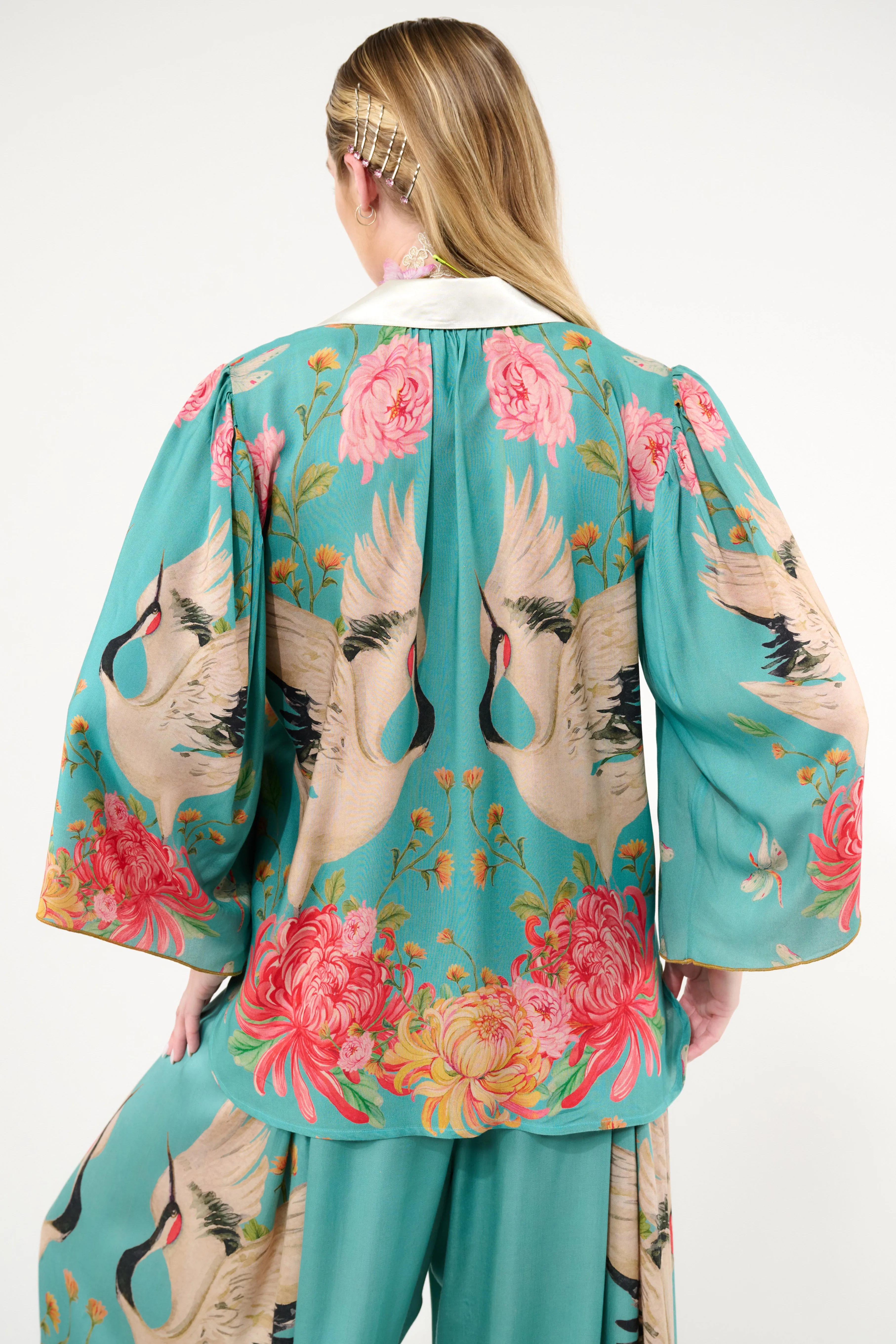 The Legend Of The Crane Shirt sold by Aratta product image thumbnail 3