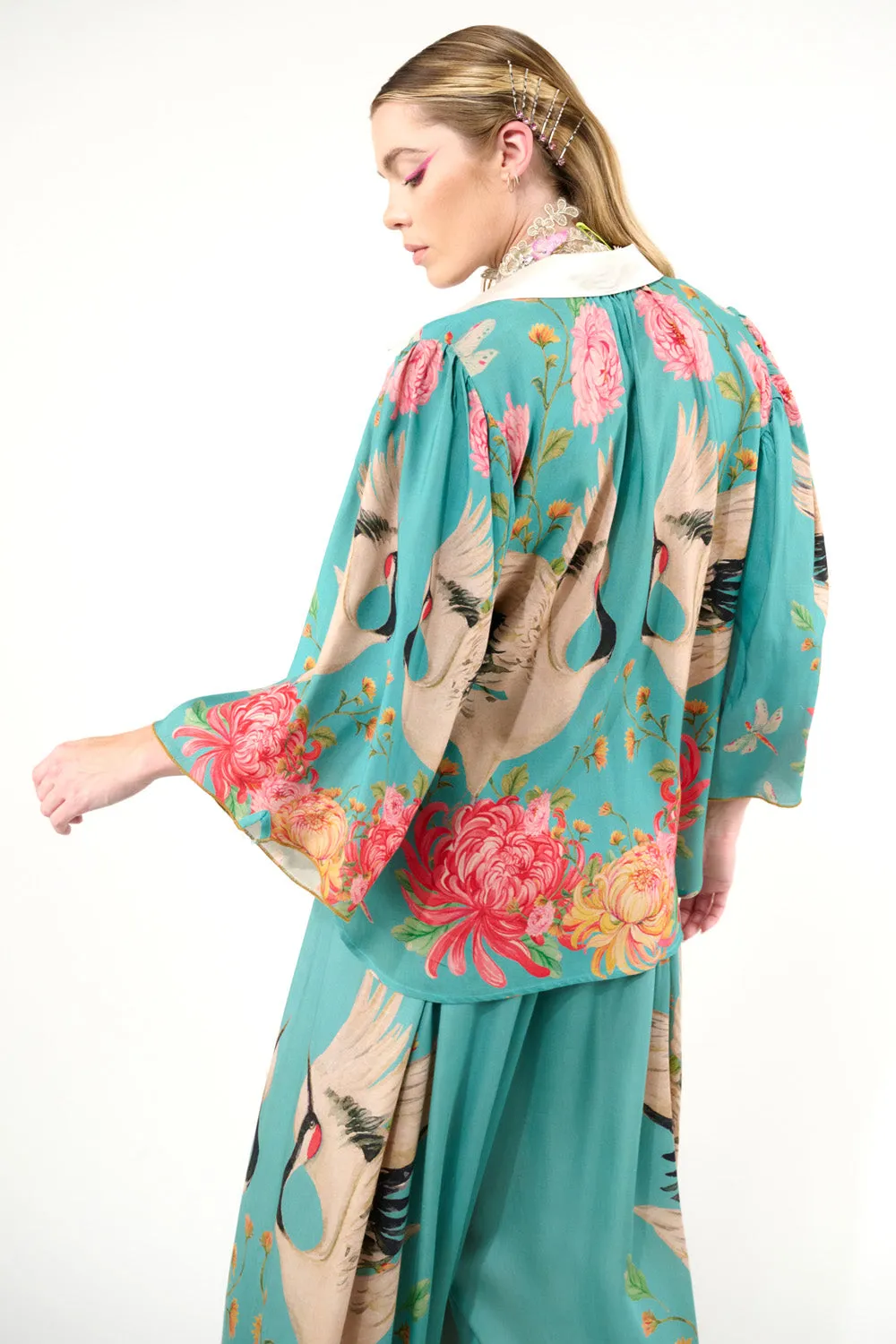 The Legend Of The Crane Shirt sold by Aratta product image thumbnail 5