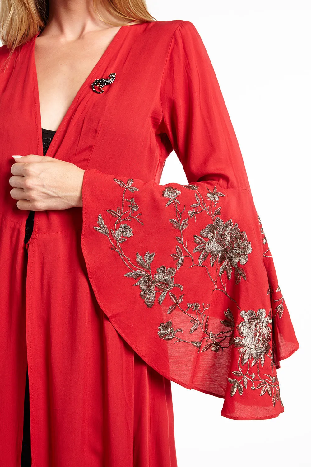 Daisy Fay Maxi Kimono sold by Aratta product image thumbnail 5