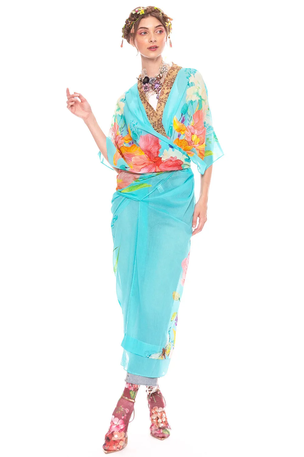 Dreaming of Paradise Kimono sold by Aratta product image thumbnail 5