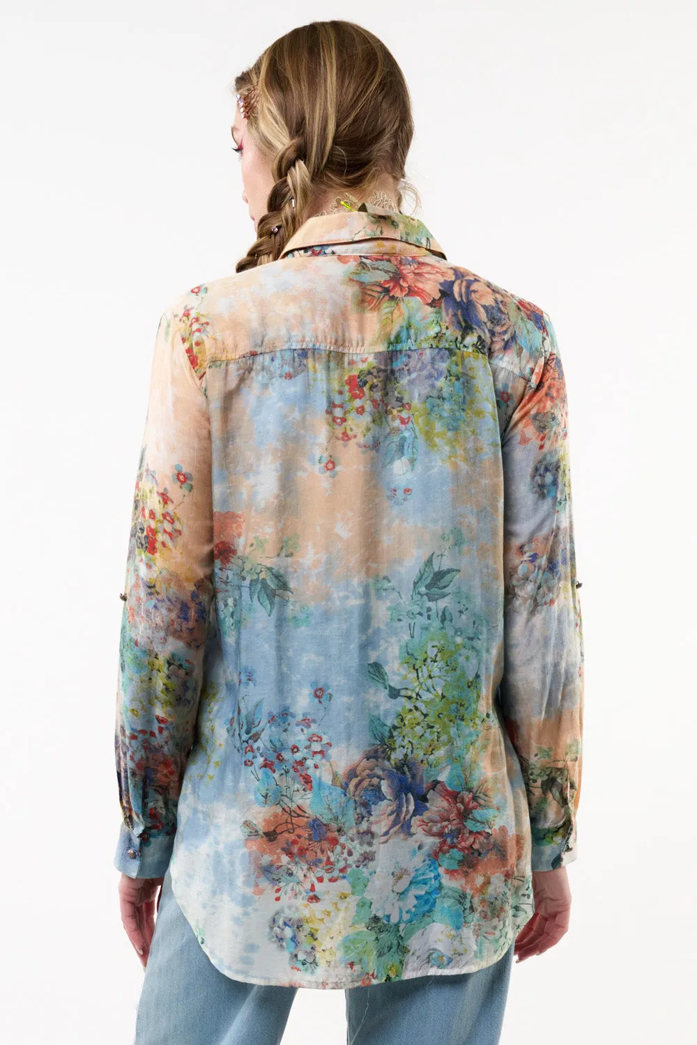 Valeria Embroidered Shirt sold by Aratta product image thumbnail 2