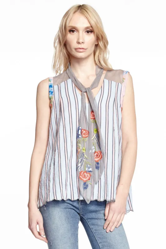 Not An Easy One Sleeveless Top sold by Aratta