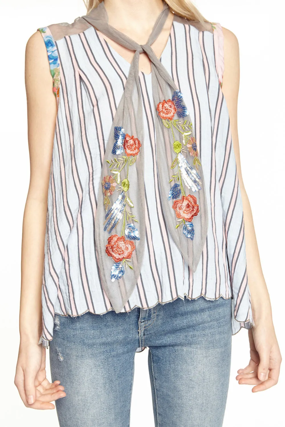 Not An Easy One Sleeveless Top sold by Aratta product image thumbnail 4