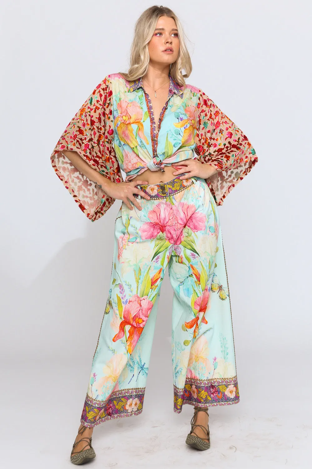 Stunning Florals Pants sold by Aratta product image thumbnail 2