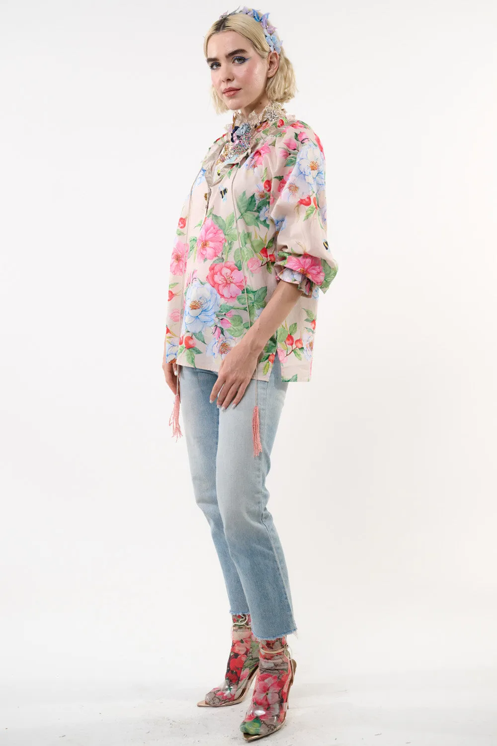 La Ville Rose Blouse sold by Aratta product image thumbnail 5