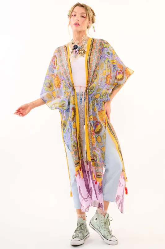Coachella Wildness Kimono sold by Aratta