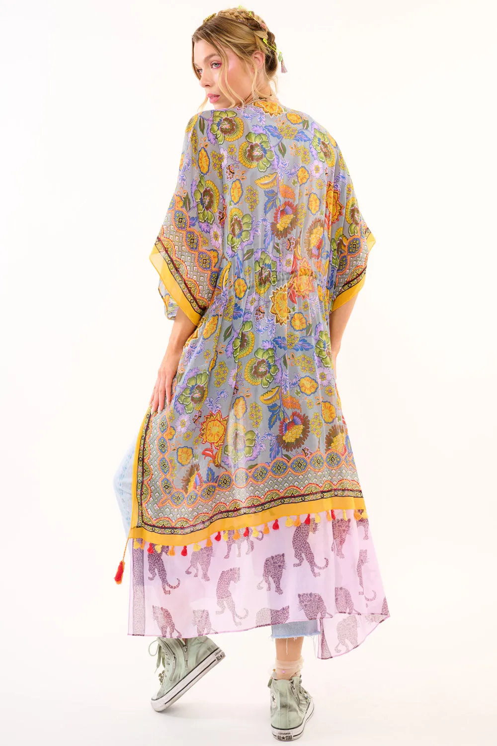 Coachella Wildness Kimono sold by Aratta product image thumbnail 4