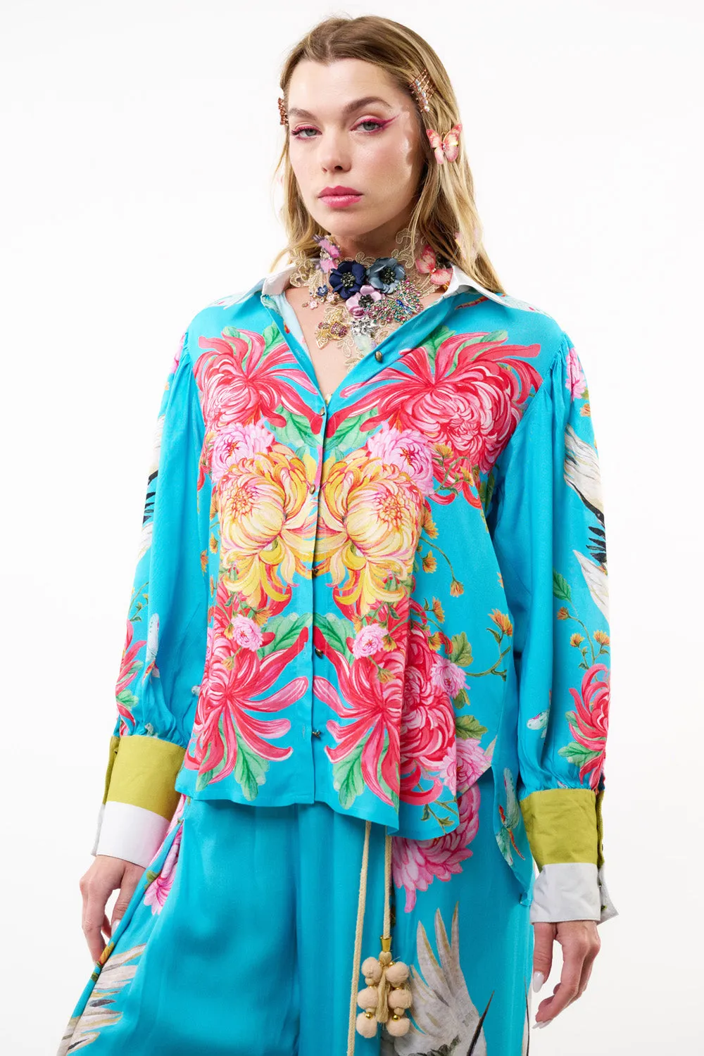 The Legend Of The Crane Shirt sold by Aratta