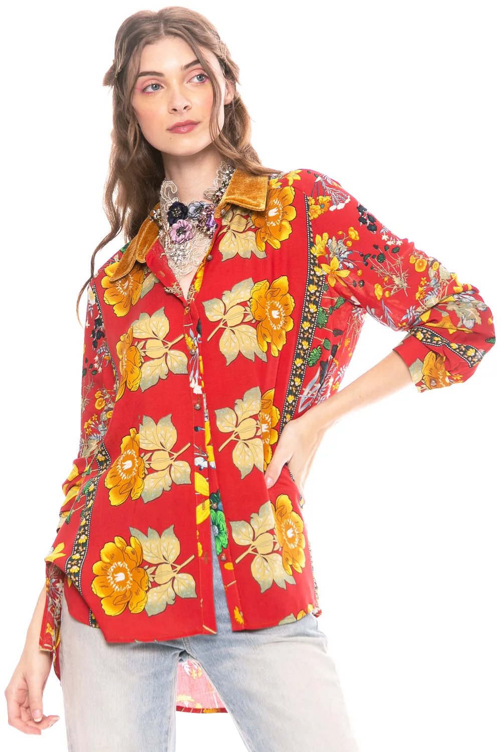 Scarlett Shirt sold by Aratta