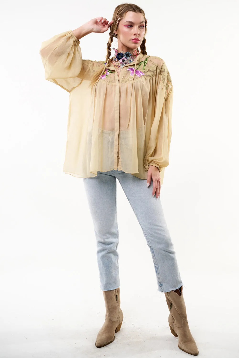 Camellia Top sold by Aratta product image thumbnail 4