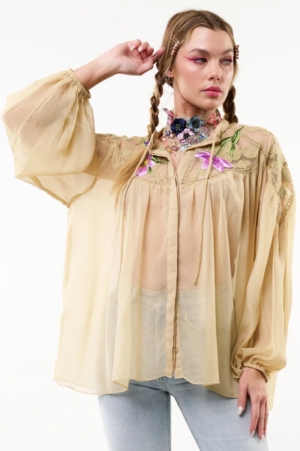 Camellia Top sold by Aratta