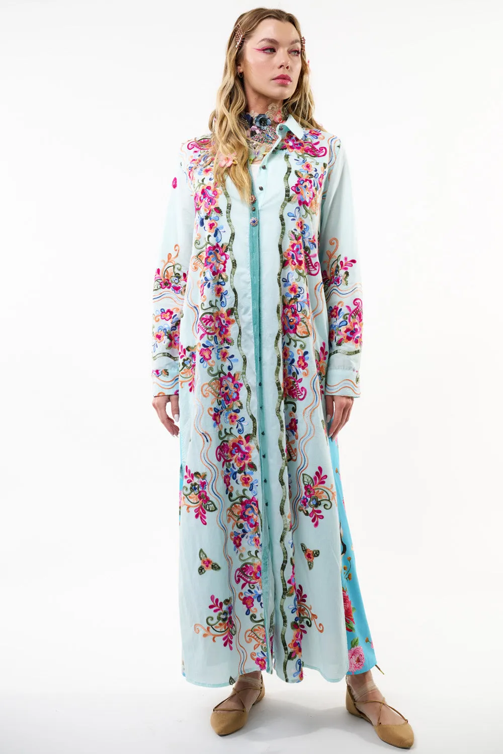 Gianna Maxi Duster sold by Aratta product image thumbnail 2