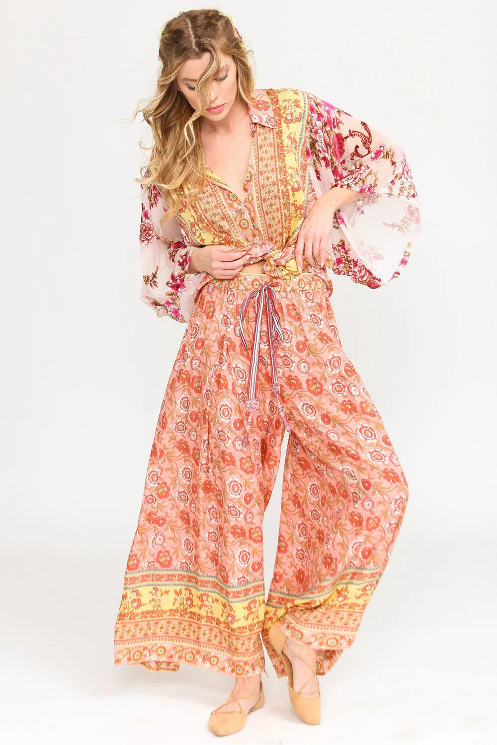 Roses Pants sold by Aratta product image thumbnail 4