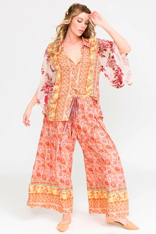 Roses Pants sold by Aratta