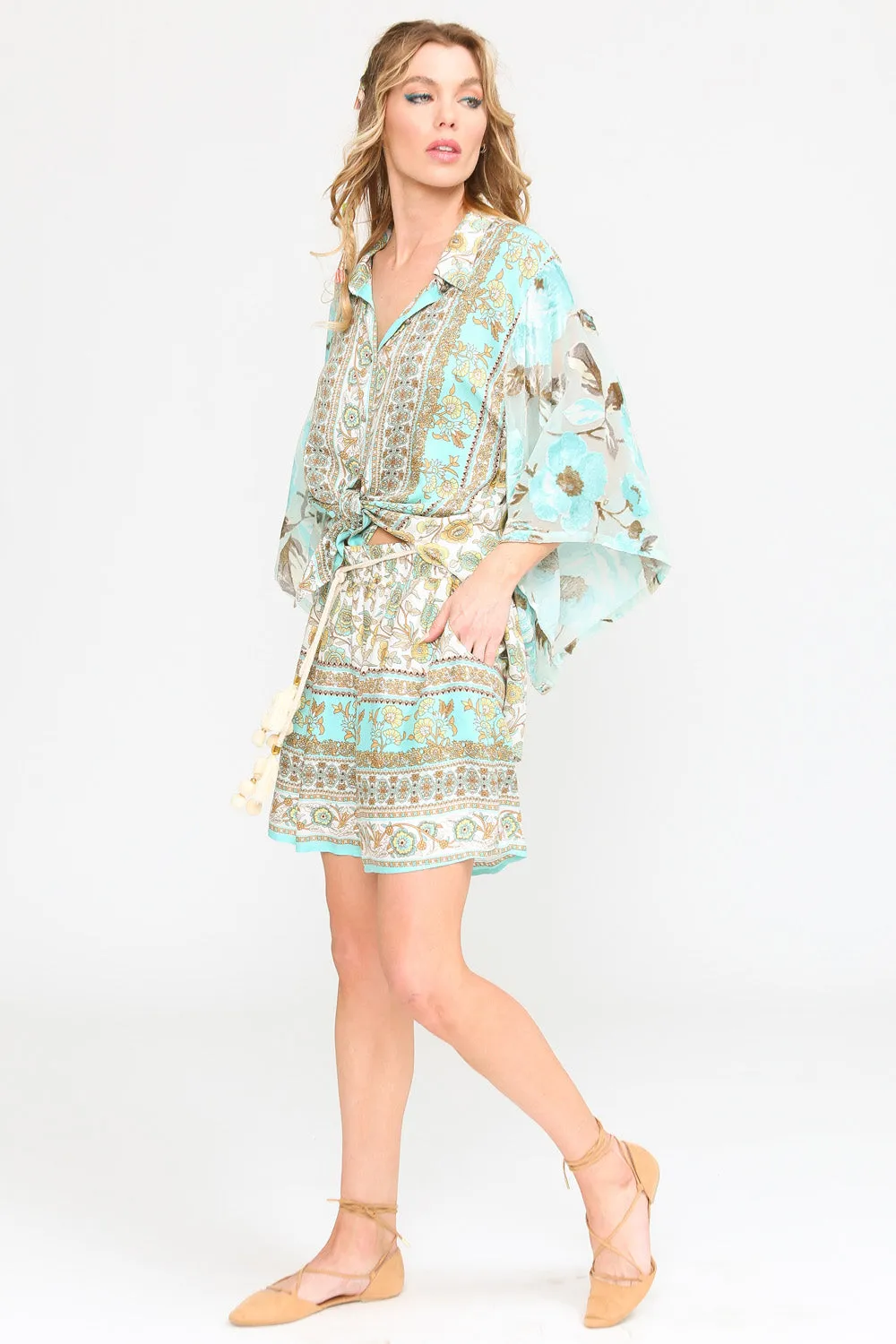 Forever Lilies Shorts sold by Aratta product image thumbnail 5