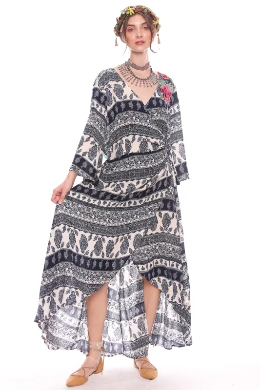 Inspired Beauty Wrap Dress sold by Aratta