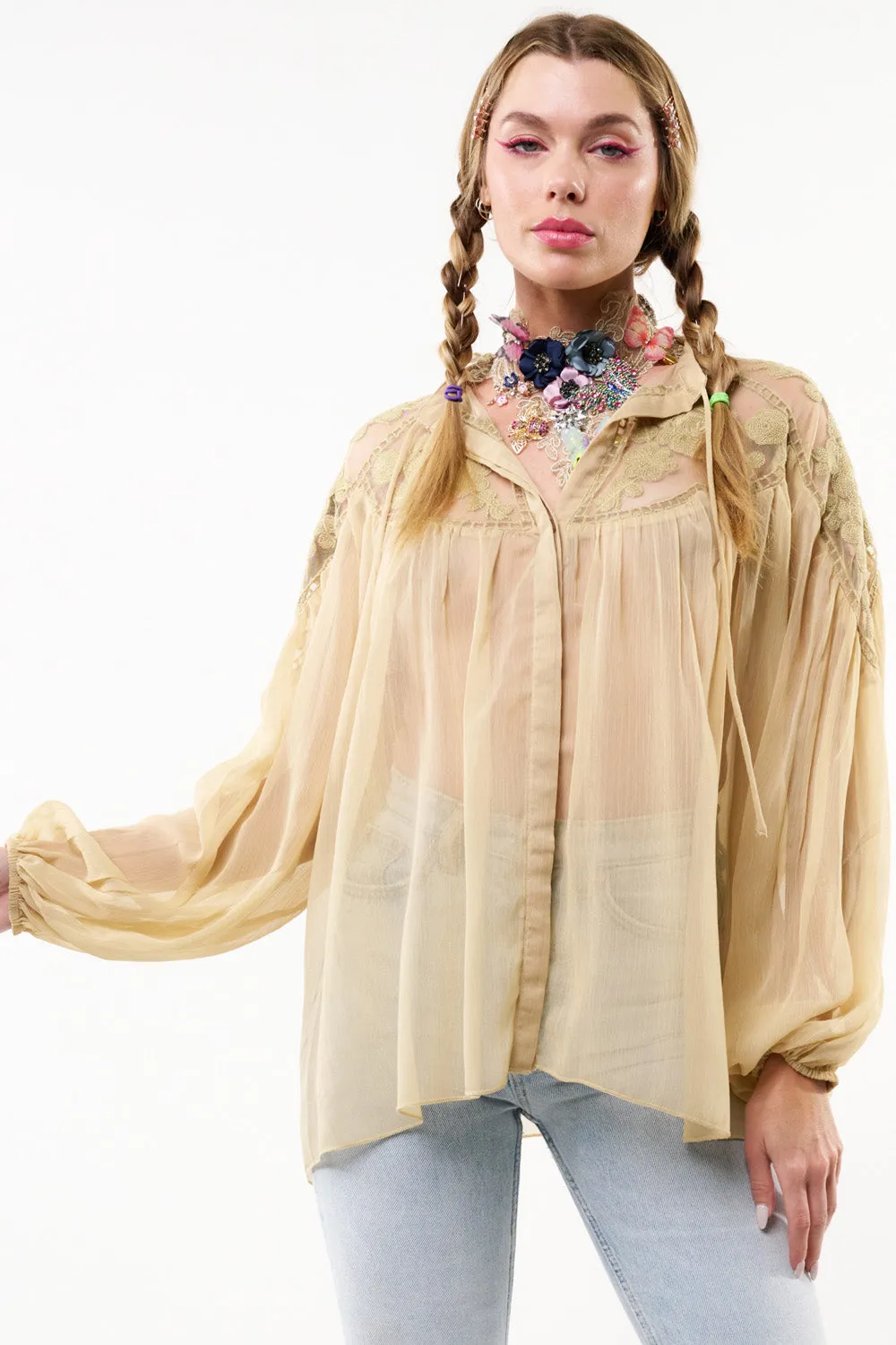 Camellia Top sold by Aratta