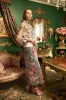Jade Embroidered Mesh Duster sold by Aratta