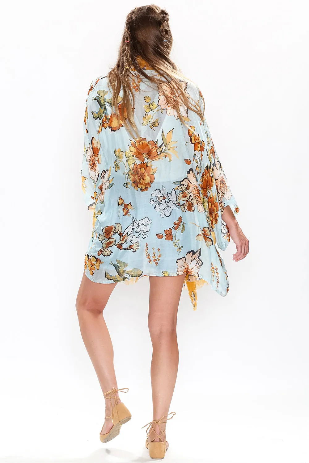 Floral Bomb Kimono sold by Aratta product image thumbnail 4