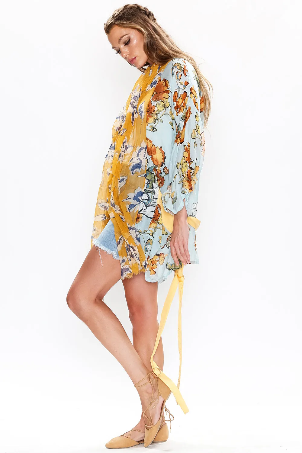 Floral Bomb Kimono sold by Aratta product image thumbnail 5
