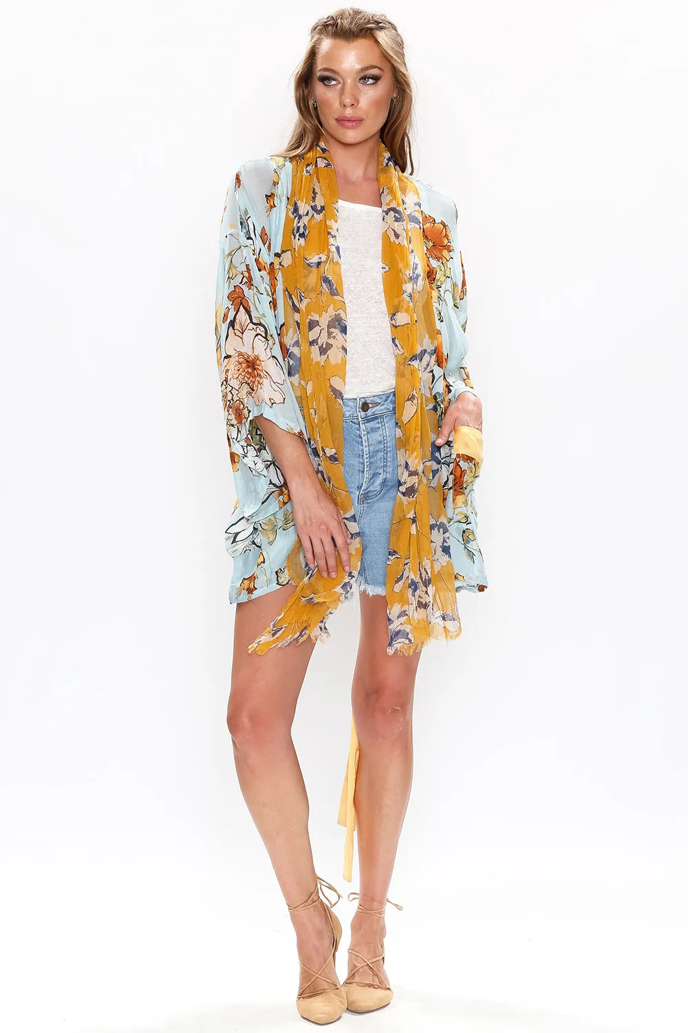 Floral Bomb Kimono sold by Aratta product image thumbnail 2