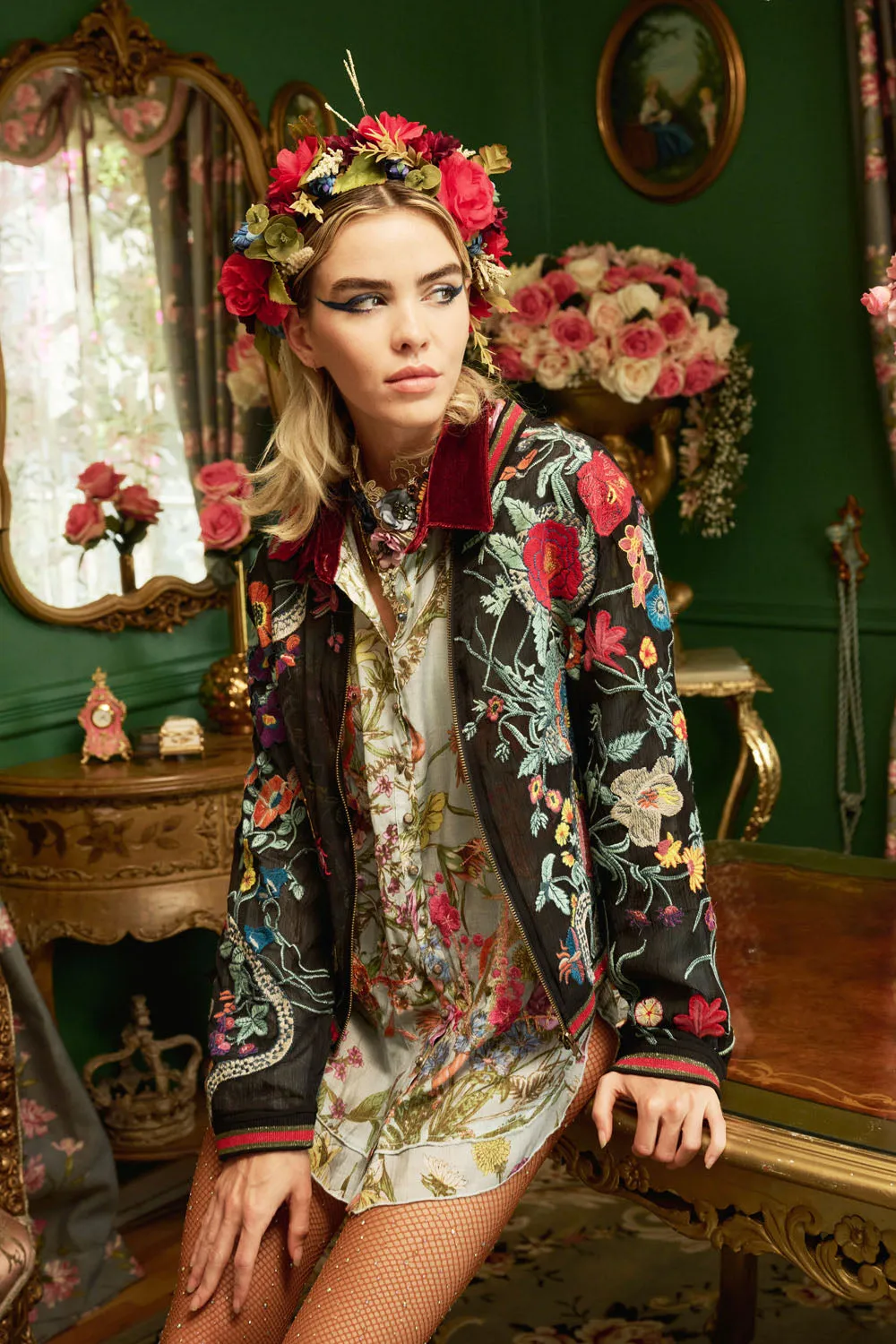 Bellezza Embroidered Jacket sold by Aratta product image thumbnail 3