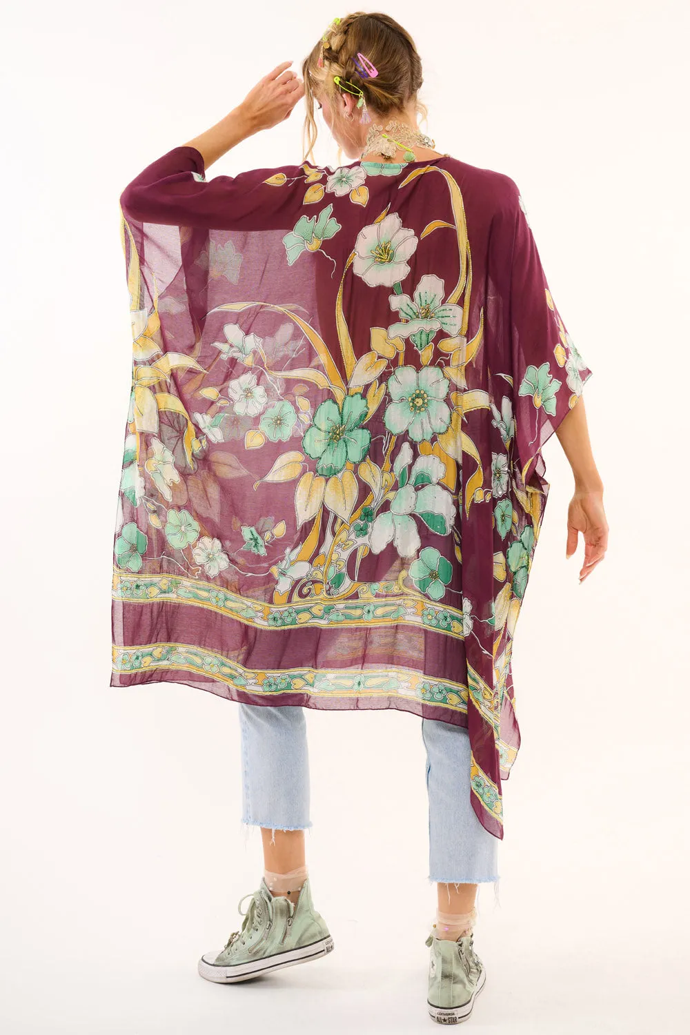 Hard To Resist Embellished Kimono sold by Aratta product image thumbnail 4