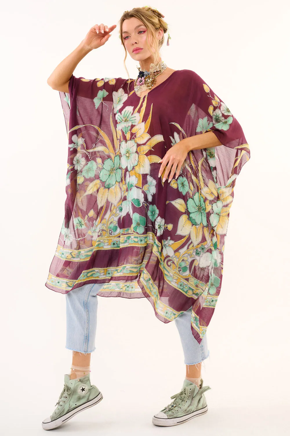 Hard To Resist Embellished Kimono sold by Aratta product image thumbnail 2