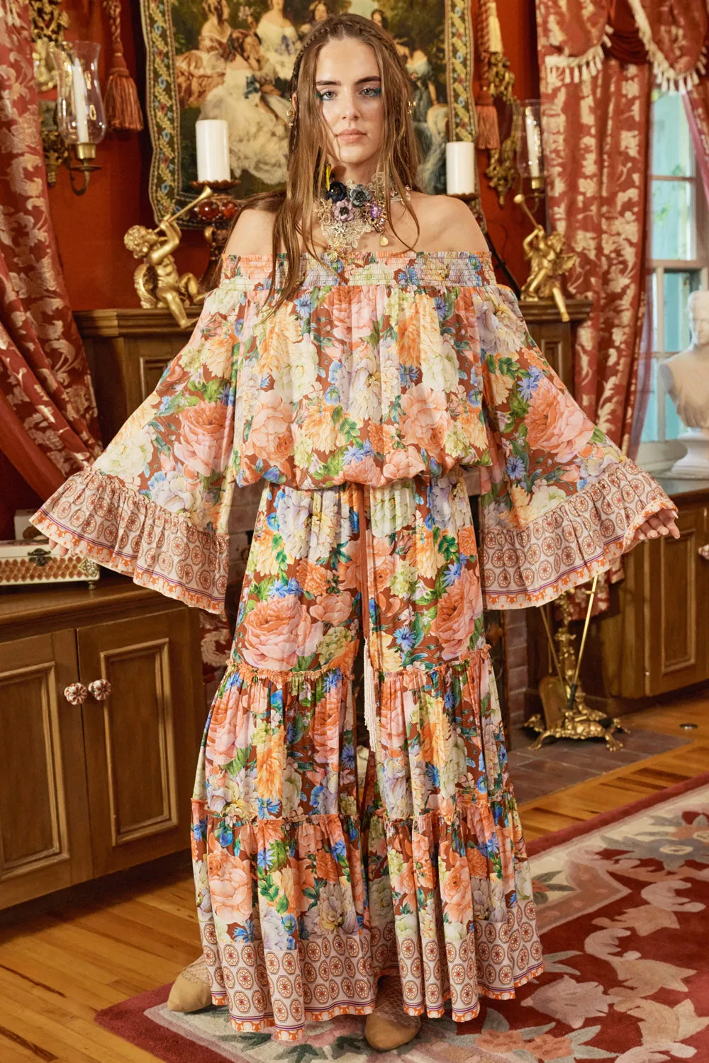 Floral Dreams Pants sold by Aratta