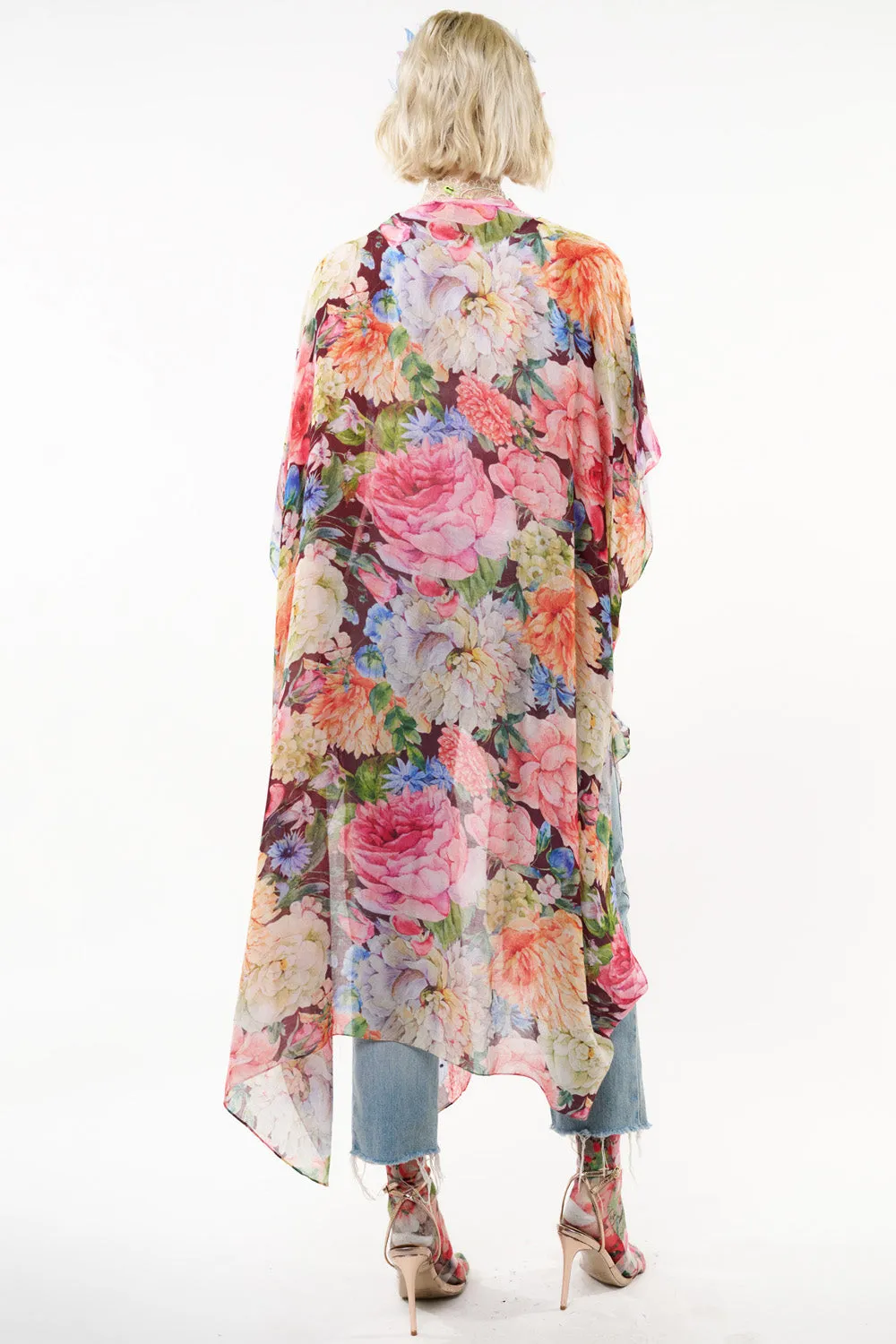 Floral Dreams Kimono sold by Aratta product image thumbnail 4