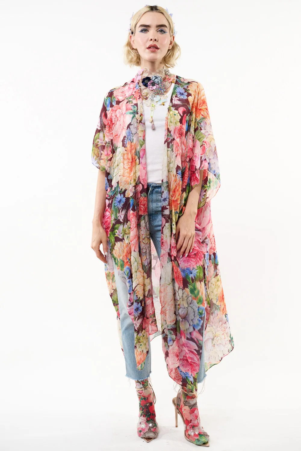 Floral Dreams Kimono sold by Aratta product image thumbnail 2