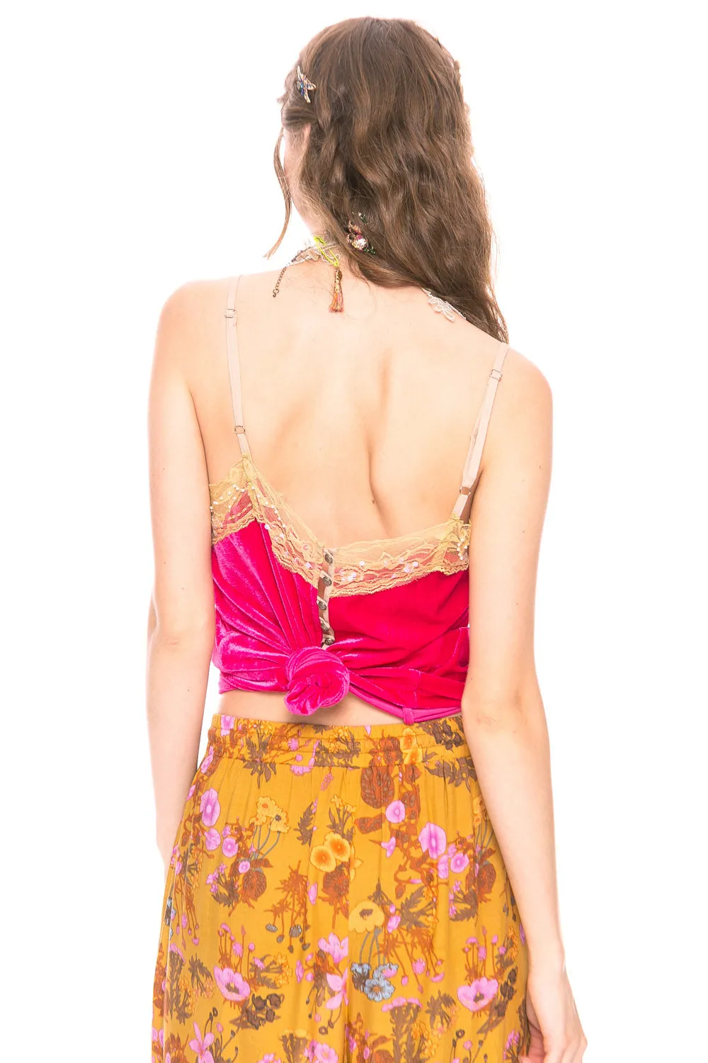 Velvet Dreams Cami (Beaded Trim) sold by Aratta product image thumbnail 5