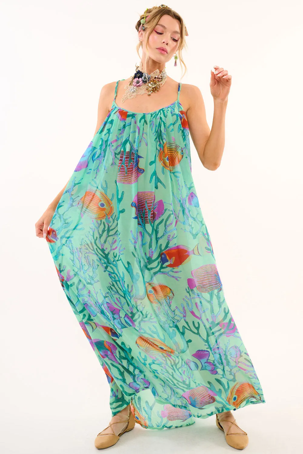 Ocean Breeze Dress sold by Aratta