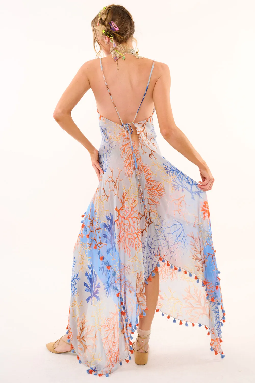 Coral Fields Dress sold by Aratta product image thumbnail 4