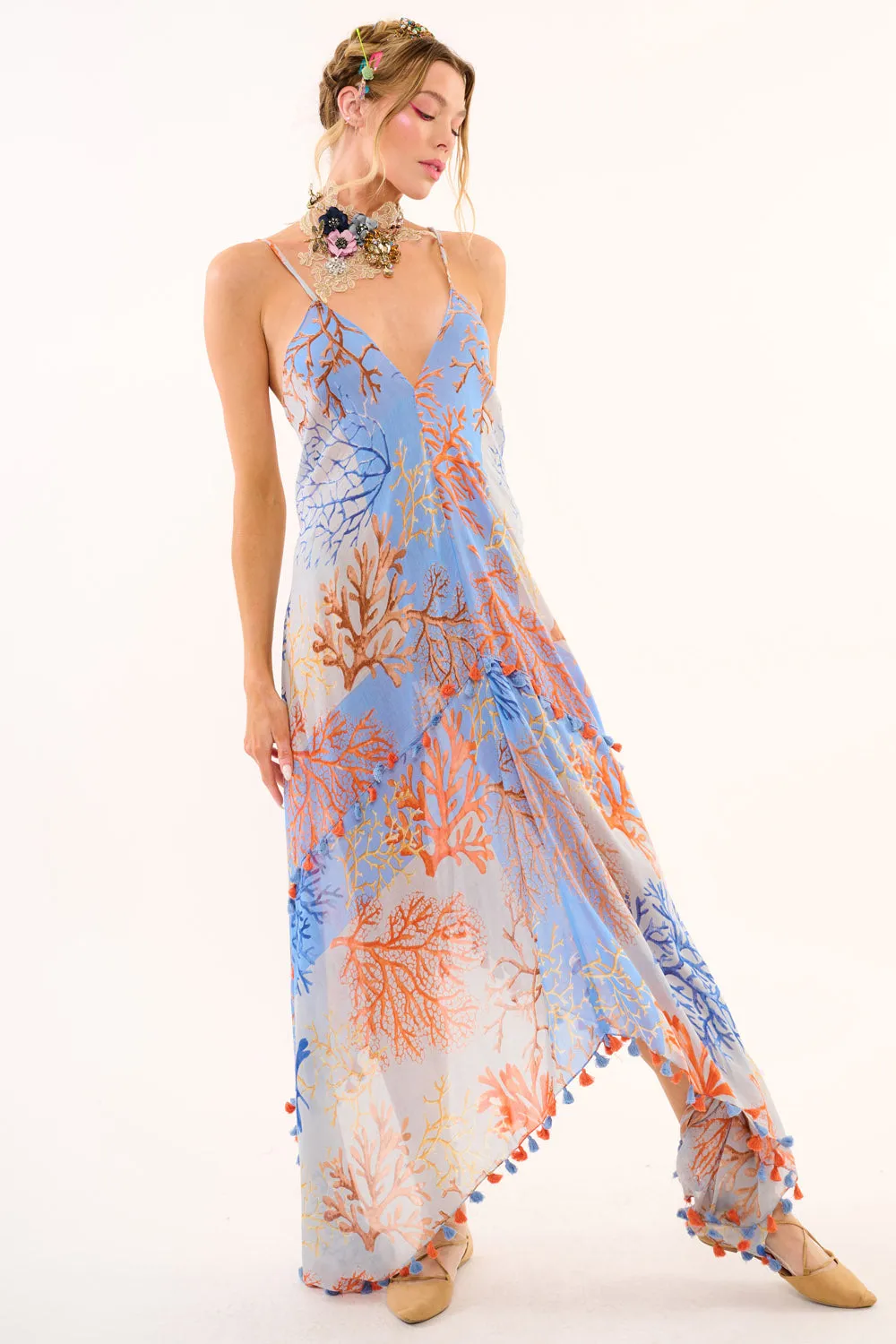 Coral Fields Dress sold by Aratta product image thumbnail 3