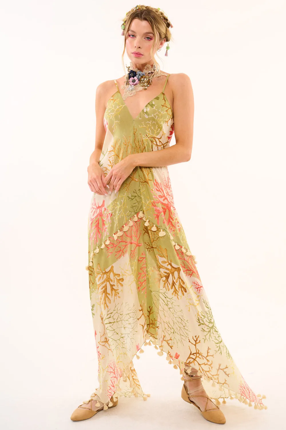 Coral Fields Dress sold by Aratta product image thumbnail 2