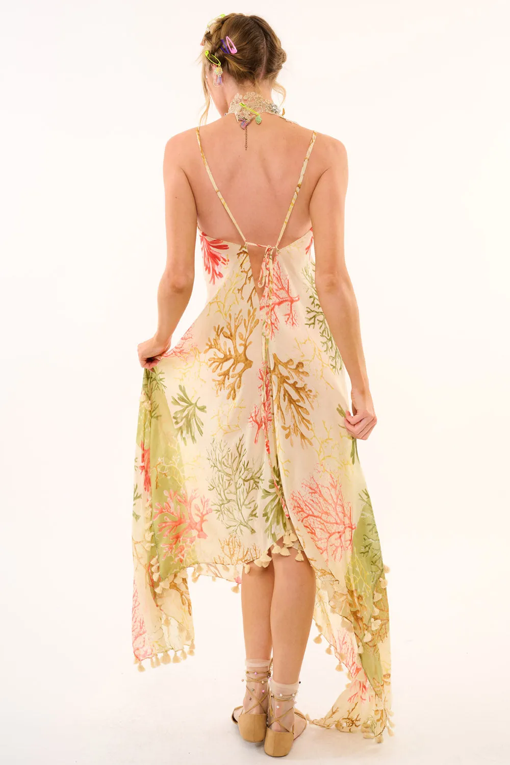 Coral Fields Dress sold by Aratta product image thumbnail 4