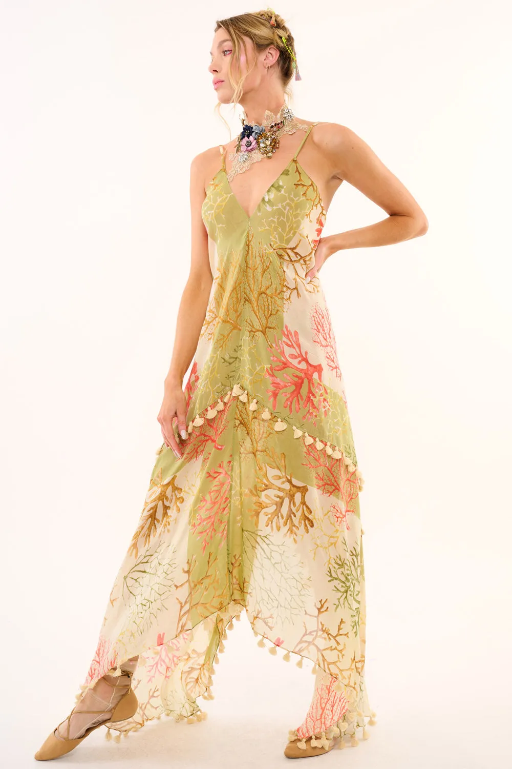 Coral Fields Dress sold by Aratta product image thumbnail 3