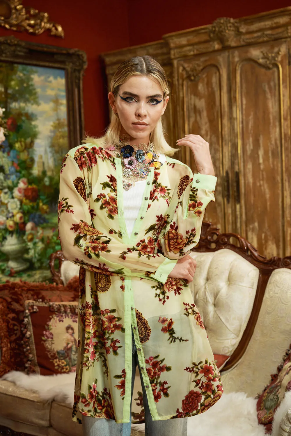 Dreamy Velvet Tunic sold by Aratta product image thumbnail 3