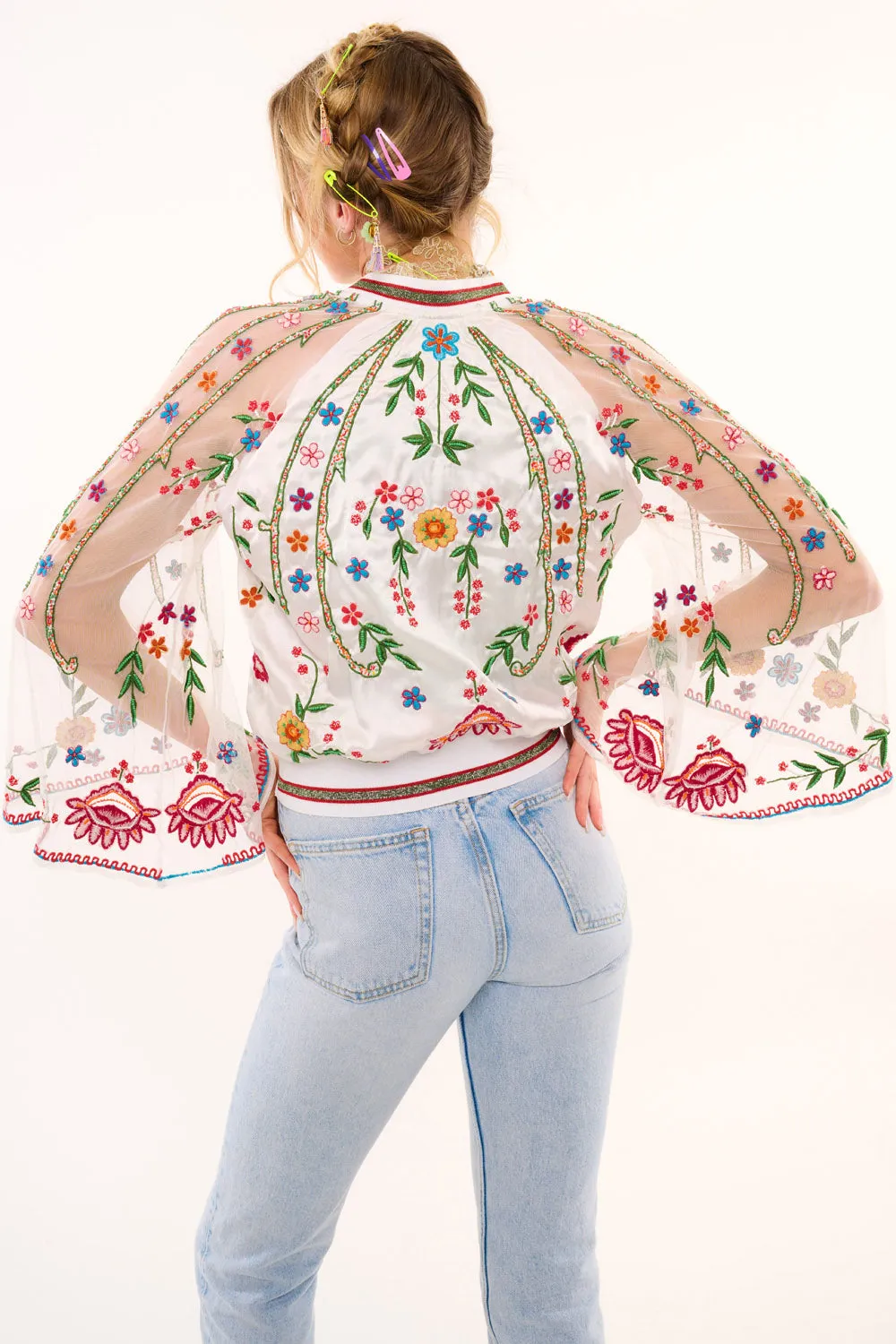 Drama Bomber Jacket sold by Aratta product image thumbnail 3